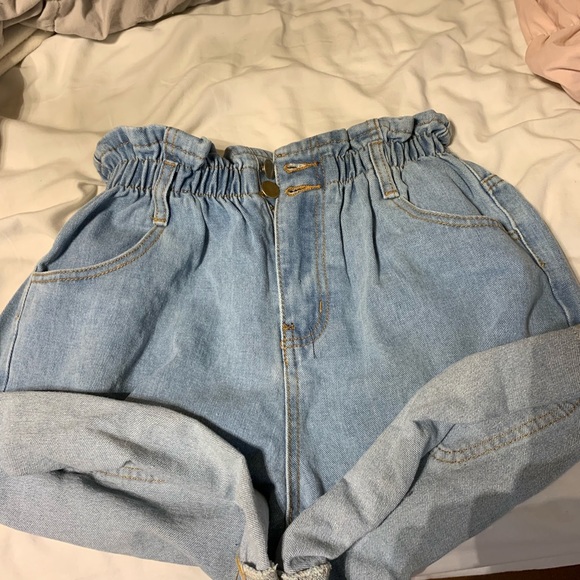Princess Prolly Paper Bag Denim Shorts 